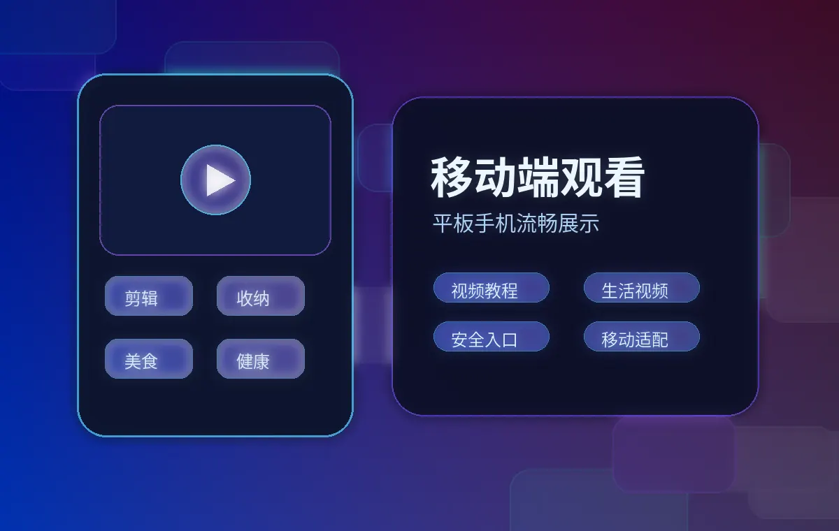 蘑菇视频品牌移动端视频SEO演示图